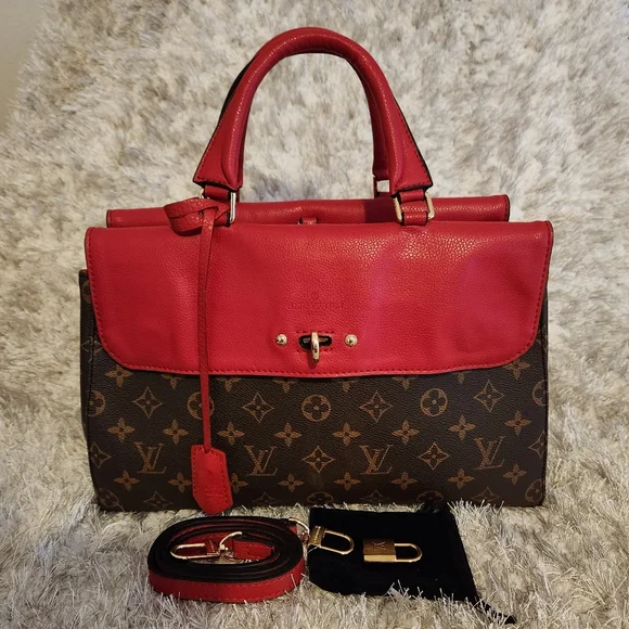 Louis Vuitton Bags Authentic Louis Vuitton Venus Cerise Monogram Handbag Satchel Poshmark